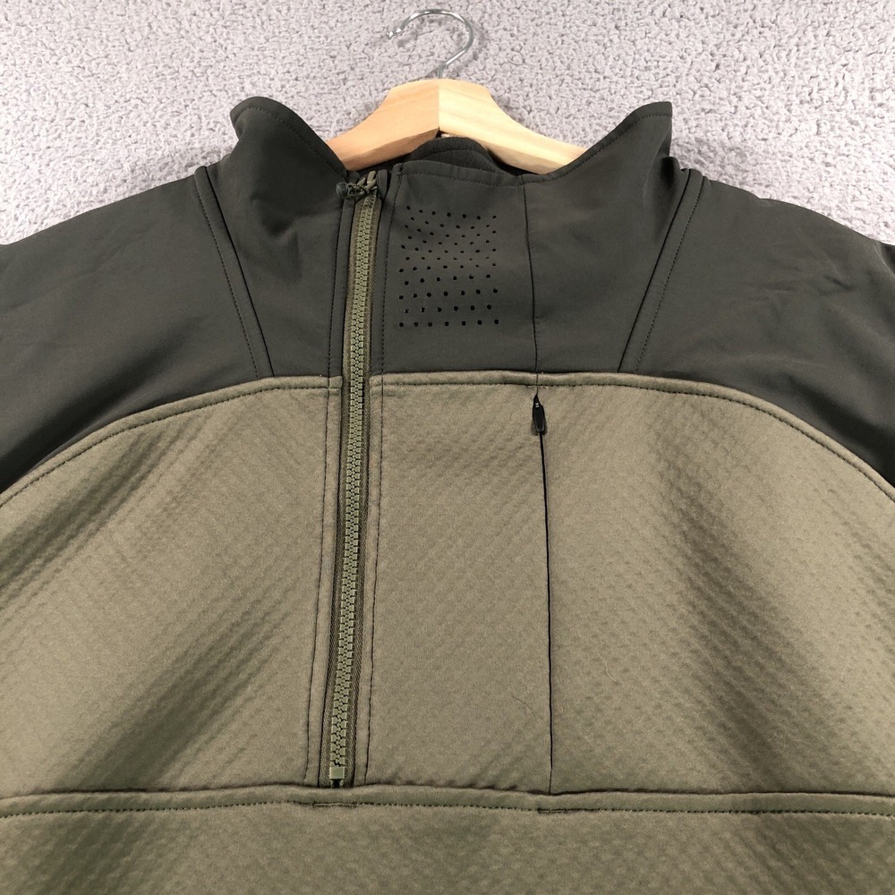 Under Armour Jacket Men 3XL Green Military Green Storm  Pullover Swacket 1/4 Zip
